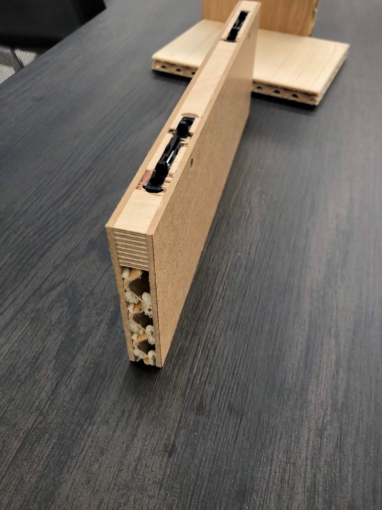 Lisocore - Estructura del núcleo corrugado